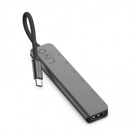 Концентратор LINQ 7-в-1 PRO LQ48016 (HDMI, SD, TF, 2xUSB-A, USB-C, USB-C PD) Концентратор LINQ 7-в-1 PRO LQ48016 (HDMI, SD, TF, 2xUSB-A, USB-C, USB-C PD)