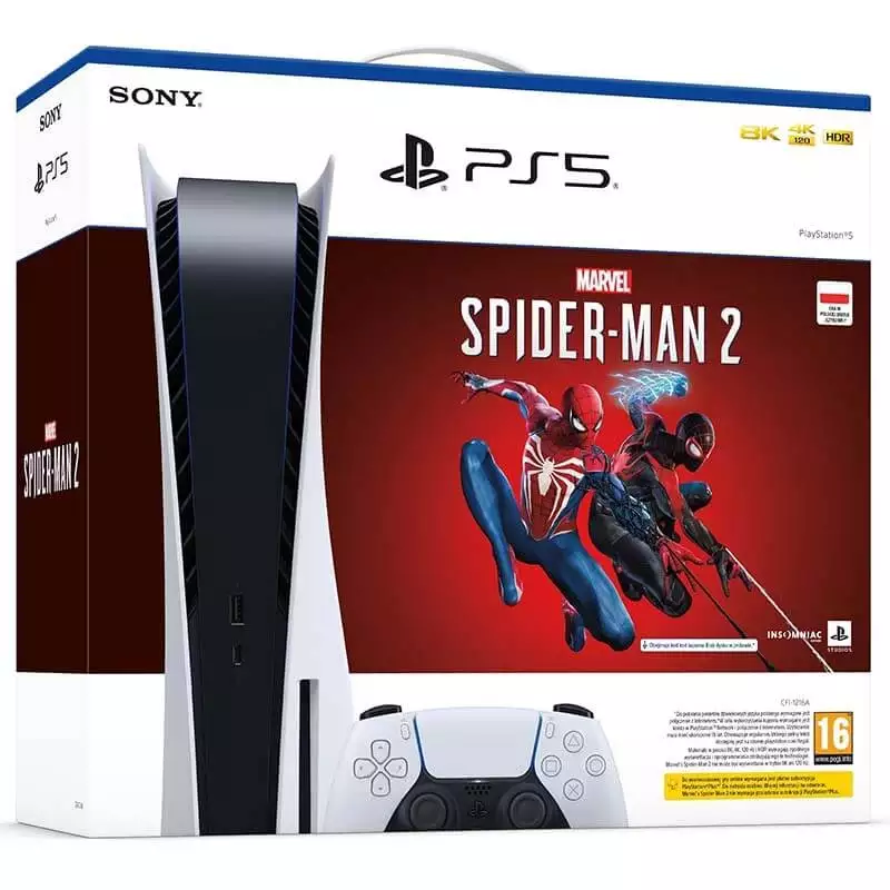 Konsola Sony PlayStation 5 + Spider-Man 2