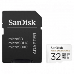 Карта пам'яті SanDisk HIGH ENDURANCE microSDHC 32 ГБ для моніторингу + адаптер SD