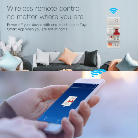 Inteligentny bezpiecznik TUYA Wifi circuit 3P 25A Inteligentny bezpiecznik TUYA Wifi circuit 3P 25A