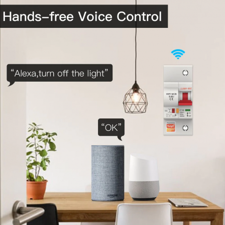 Inteligentny bezpiecznik TUYA Wifi circuit 3P 25A Inteligentny bezpiecznik TUYA Wifi circuit 3P 25A