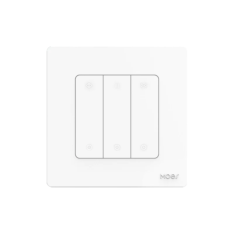 TUYA SR-EUC-W: TUYA Star Ring Curtain Switch Zigbee + RF EU White TUYA SR-EUC-W: TUYA Star Ring Curtain Switch Zigbee + RF EU White