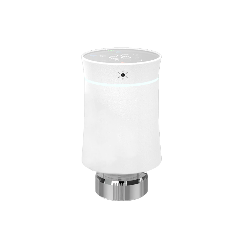 Inteligentna głowica termostatyczna Biala Moes ZTRV-BY-100 Zigbee TUYA Inteligentna głowica termostatyczna Biala Moes ZTRV-BY-100 Zigbee TUYA