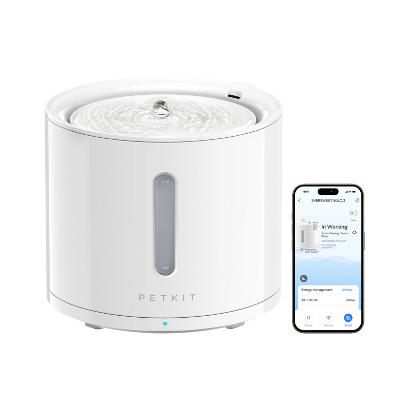 Fontanna dla kota PetKit Eversweet SOLO2 Smart Pet Drinking Fountain Fontanna dla kota PetKit Eversweet SOLO2 Smart Pet Drinking Fountain