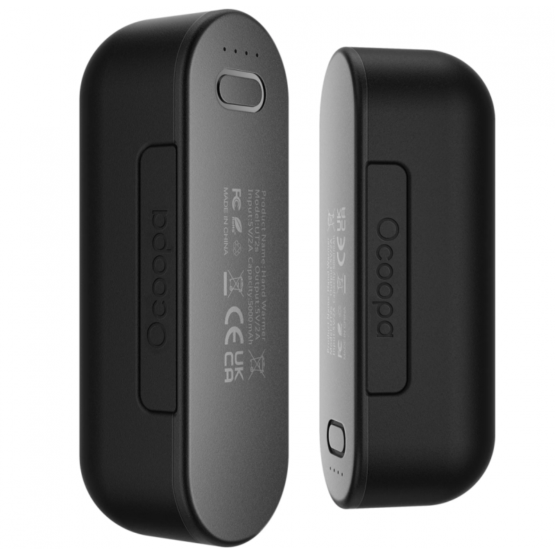 Ogrzewacze do rąk Ocoopa UT2s Electronic Hand Warmer BLACK Ogrzewacze do rąk Ocoopa UT2s Electronic Hand Warmer BLACK