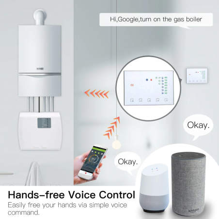 TUYA Smart Thermostat WiFi+RF 5A TUYA WRHT-8000-GC-BK-EN TUYA Smart Thermostat WiFi+RF 5A TUYA WRHT-8000-GC-BK-EN