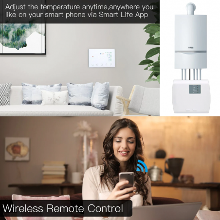 TUYA Smart Thermostat WiFi+RF 5A TUYA WRHT-8000-GC-BK-EN TUYA Smart Thermostat WiFi+RF 5A TUYA WRHT-8000-GC-BK-EN
