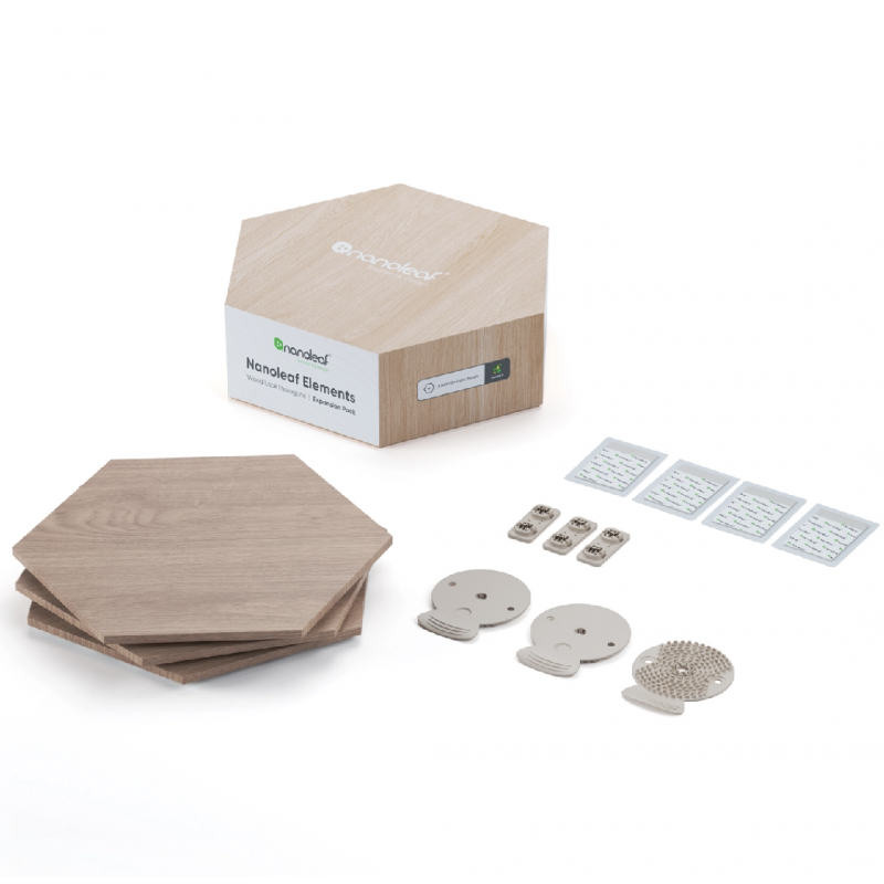 Panele świetlne Nanoleaf Elements Hexagons Expansion Pack (3 sztuki) Panele świetlne Nanoleaf Elements Hexagons Expansion Pack (3 sztuki)