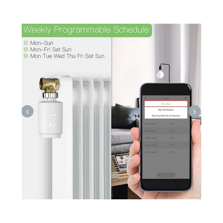 Inteligentna głowica termostatyczna Moes ZTRV-ZX-TV02-EN Zigbee TUYA TUYA ZTRV-ZX-TV02-EN Inteligentna głowica termostatyczna Moes ZTRV-ZX-TV02-EN Zigbee TUYA TUYA ZTRV-ZX-TV02-EN