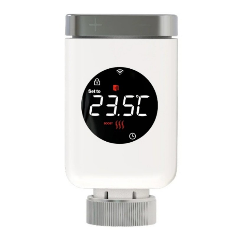 Inteligentna głowica termostatyczna Biala Moes ZTRV-801 Zigbee TUYA TUYA ZTRV-801 Inteligentna głowica termostatyczna Biala Moes ZTRV-801 Zigbee TUYA TUYA ZTRV-801