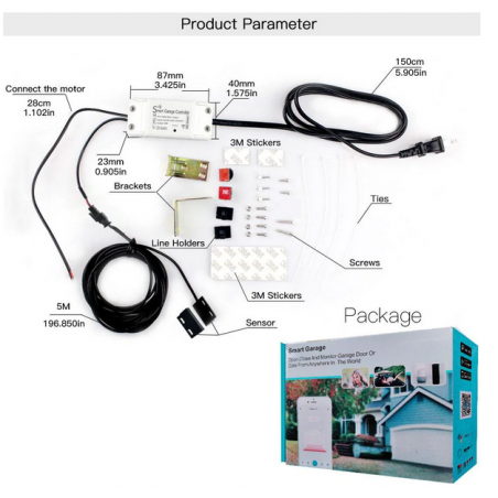 TUYA Garage Door Opener Wi-Fi TUYA MS-102 TUYA Garage Door Opener Wi-Fi TUYA MS-102