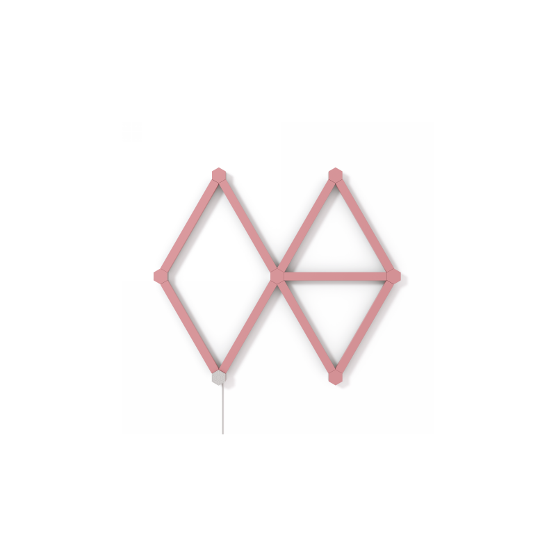 Nanoleaf Lines 60 degrees Skin - nakładka na listwy świetlne 60 stopni (9 sztuk) (pink-matte) Nanoleaf Lines 60 degrees Skin - nakładka na listwy świetlne 60 stopni (9 sztuk) (pink-matte)