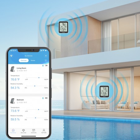 Termometr i higrometr Govee H5075 (Bluetooth)