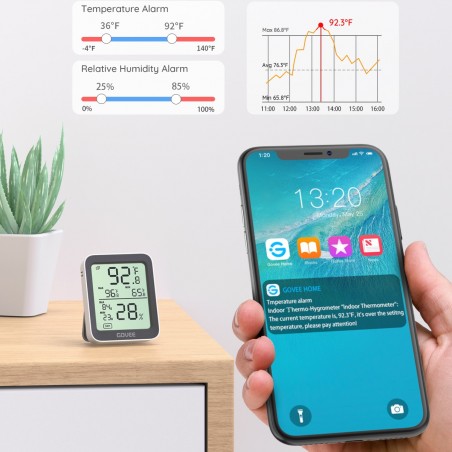 Termometr i higrometr Govee H5075 (Bluetooth)