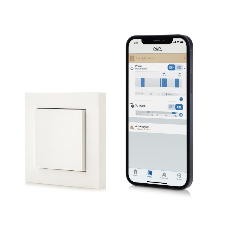 Włącznik ścienny Eve Light Switch (Thread) Włącznik ścienny Eve Light Switch (Thread)
