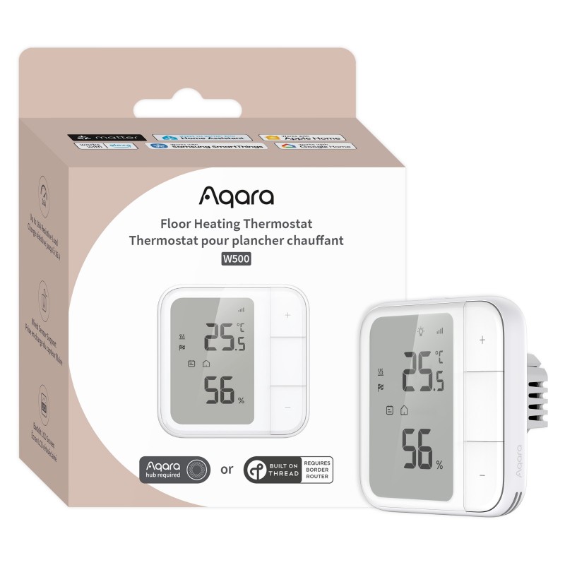 Termostat do ogrzewania podłogowego Aqara W500 Termostat do ogrzewania podłogowego Aqara W500