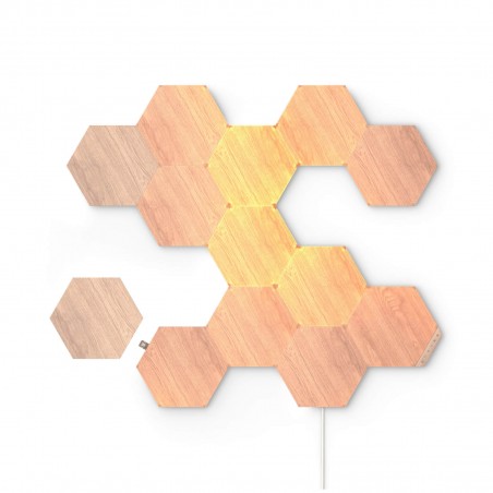 Panele świetlne LED Nanoleaf Elements Hexagons Starter Kit (13 paneli, kontroler w zestawie)