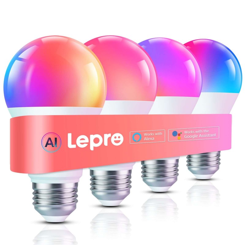 Lepro B1 AI Smart Bulb E27 - inteligentne żarówki E27 (4szt) Lepro B1 AI Smart Bulb E27 - inteligentne żarówki E27 (4szt)