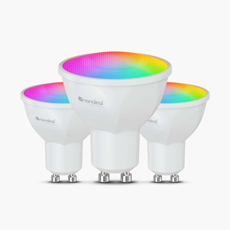 Żarówka LED Nanoleaf Essentials Smart (GU10, 3 szt.) Żarówka LED Nanoleaf Essentials Smart (GU10, 3 szt.)