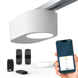 Napęd do bramy garażowej Somfy Serenia 700 io Connect z fotokomórkami