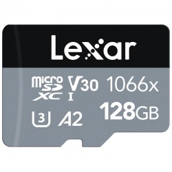 Карта пам'яті Lexar 1066х microSDXC (128Гб, UHS-I A2 V30 U3)