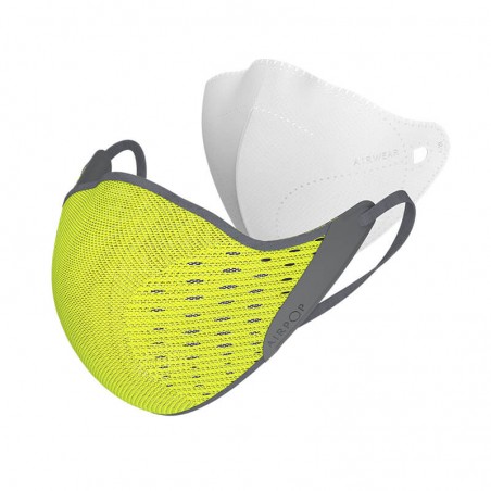 Nowoczesna maska ochronna AirPOP Active Mask (Yellow/Black)