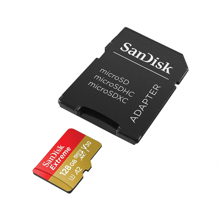 Karta pamięci SanDisk Extreme microSDHC 128GB 100MB/s A1 C10 V30 UHS-I U3
