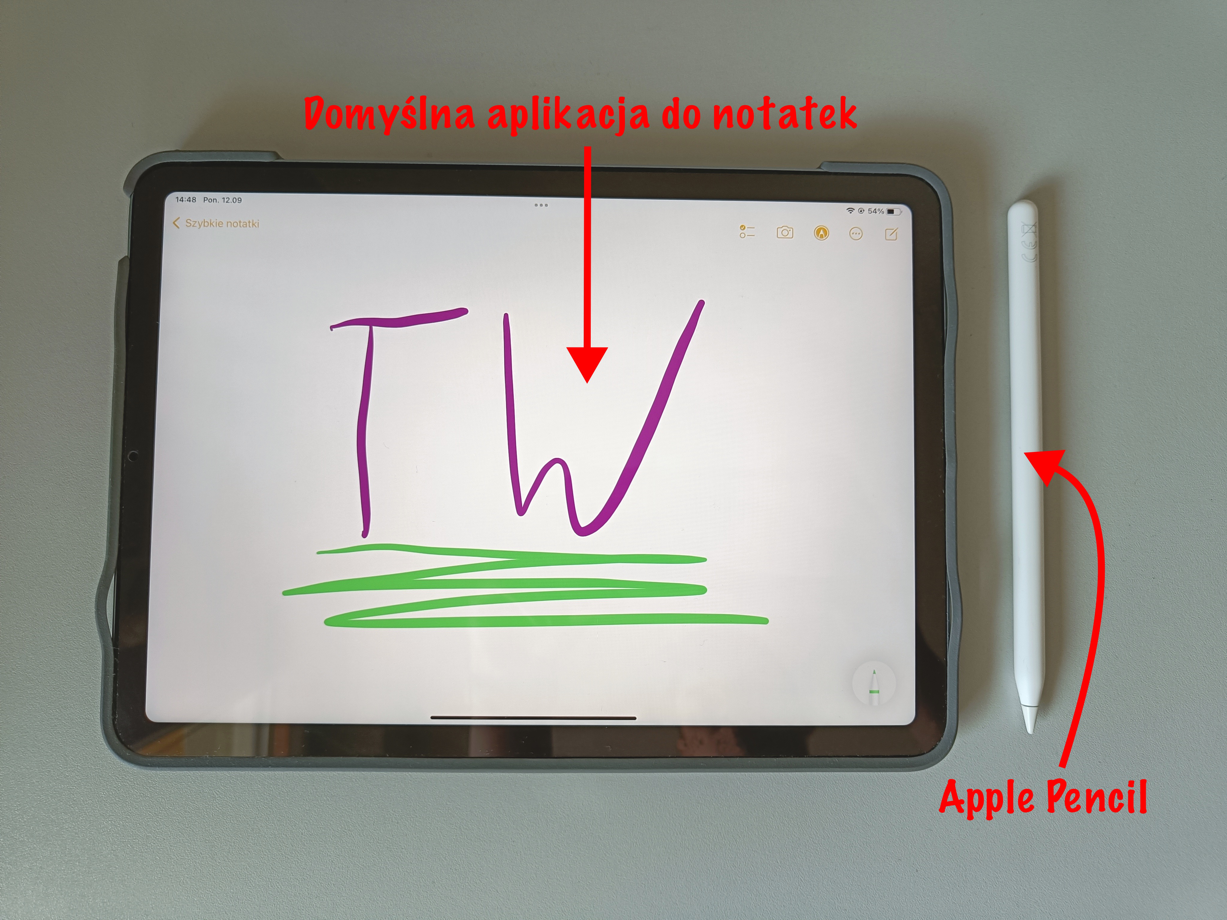 iPad Air - odręczne notowanie i rysowanie