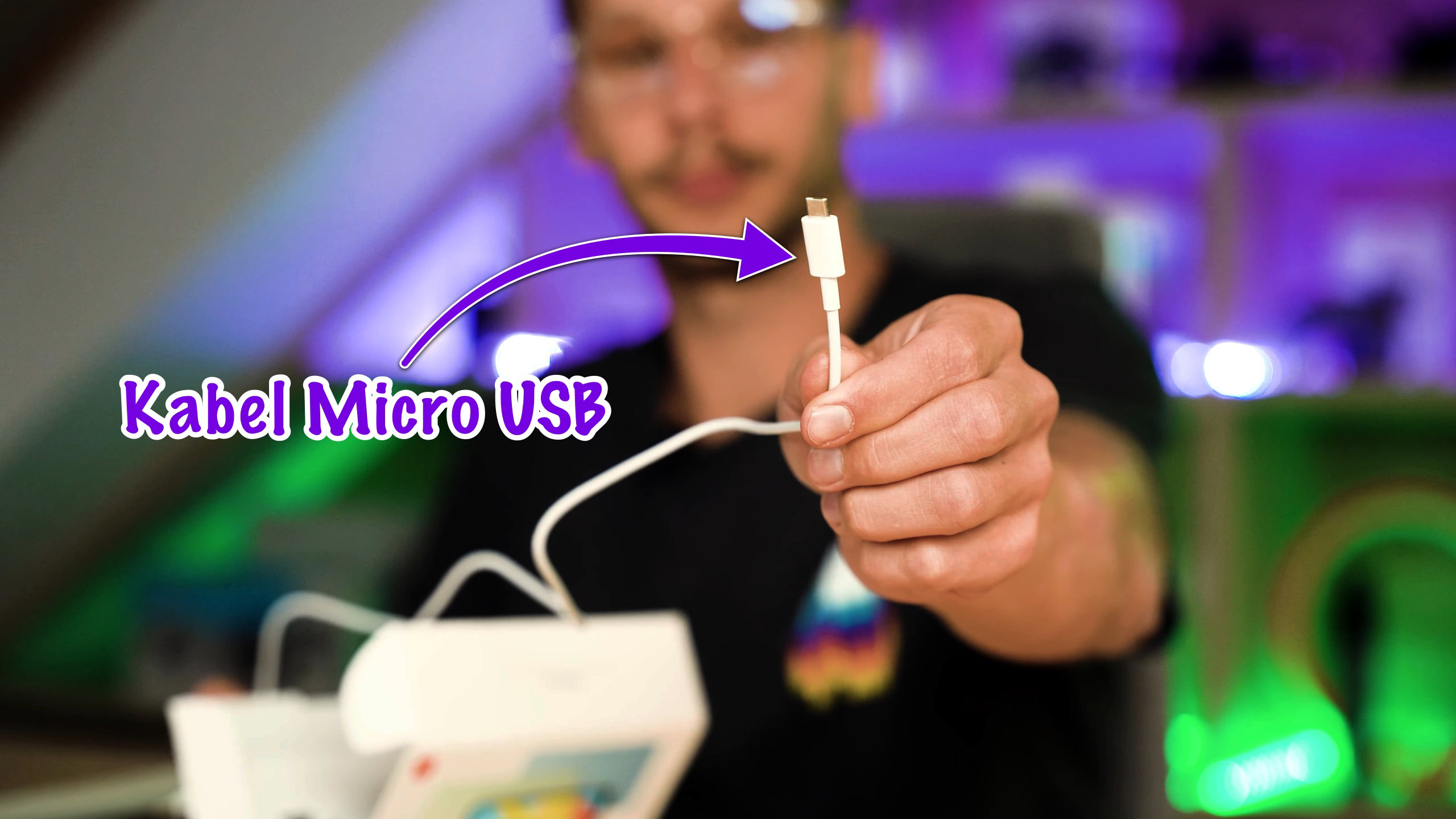 Przewód Micro USB znajdziecie w zestawie sprzedażowym