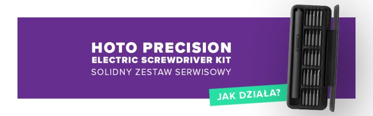 HOTO Precision Electric Screwdriver Kit – solidny zestaw serwisowy