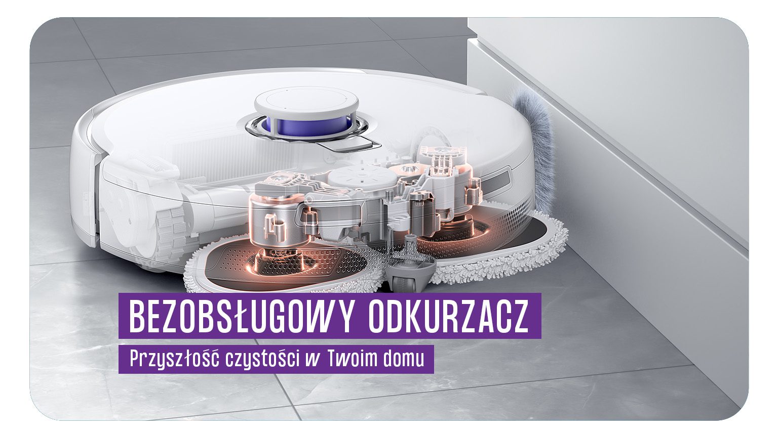 Bezobsługowy robot sprzątający z funkcją mopowania – przyszłość czystości w Twoim domu