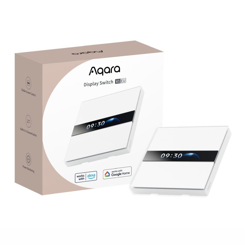 Przycisk ścienny z wyświetlaczem Aqara Display Switch V1 EU (4 przyciski)