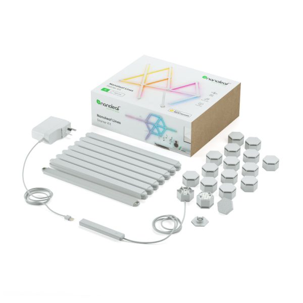 Listwy świetlne Nanoleaf Lines 60 degrees Starter Kit (15 sztuk, 1 kontroler)