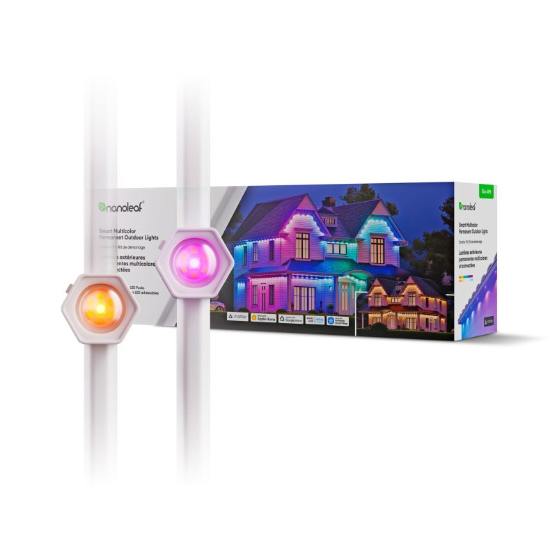 nanoleaf 1d permanent outdoor light starter kit zewnętrzna taśma led (15m)