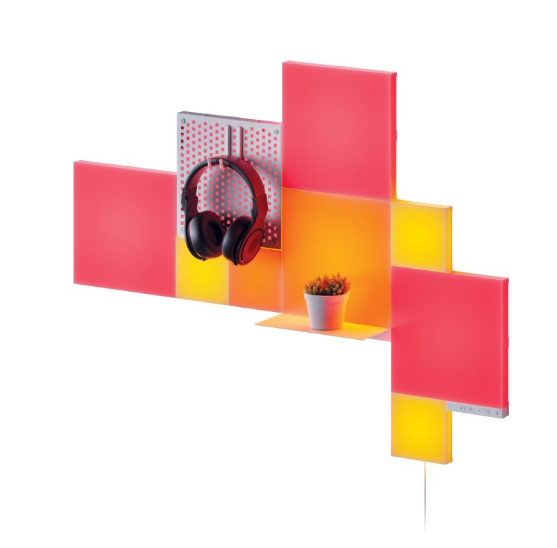 nanoleaf blocks combo xl starter kit panele świetlne (10 sztuk, 1 kontroler)