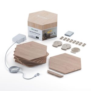 Panele świetlne Nanoleaf Elements Hexagons Starter Kit (7 paneli, kontroler w zestawie)