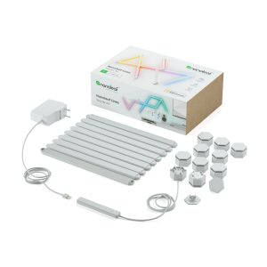 nanoleaf lines 60 degrees starter kit listwy świetlne 60 stopni (9 sztuk, 1 kontroler)